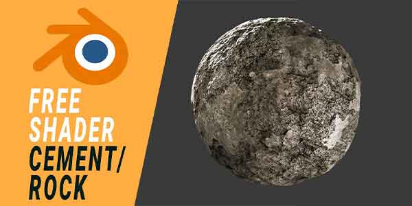 پلاگین بلندر Cement Rock Cycles Shader Node