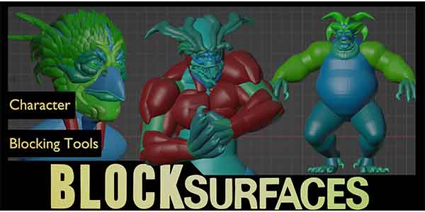 پلاگین بلندر Blocksurfaces