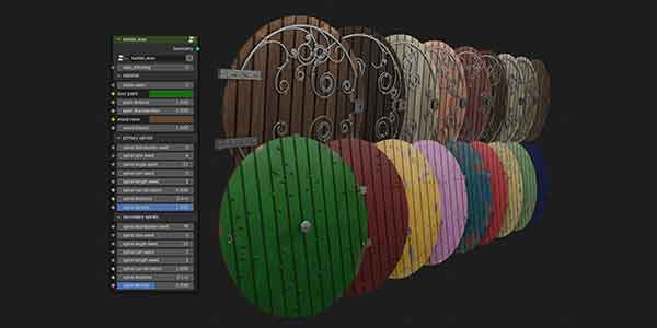 پلاگین بلندر Hobbit door generator