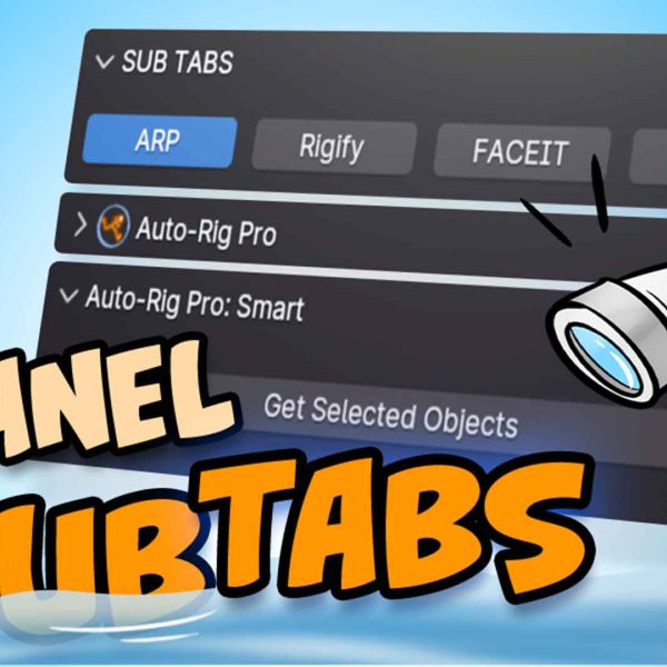 پلاگین بلندر N Panel Sub Tabs