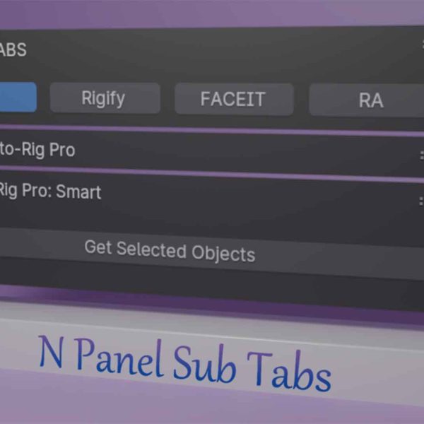 پلاگین بلندر N Panel Sub Tabs