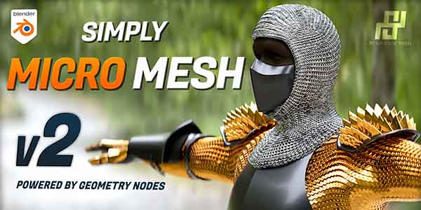 پلاگین بلندر Simply Micro Mesh