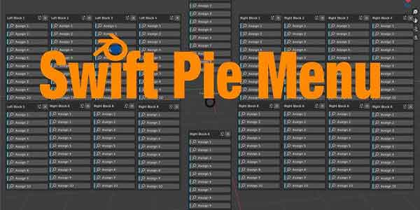 پلاگین بلندر Swift Pie Menu