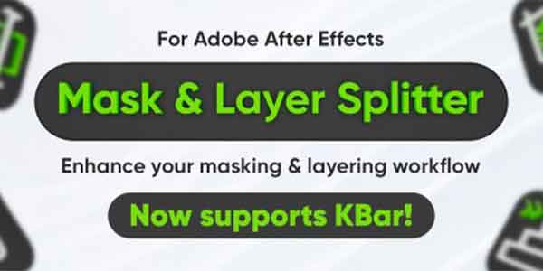 اسکریپت افترافکت Mask & Layer Splitter