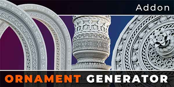 پلاگین بلندر Ornament Generator