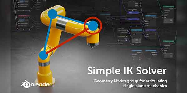 پلاگین بلندر Simple Ik Solver Node Group