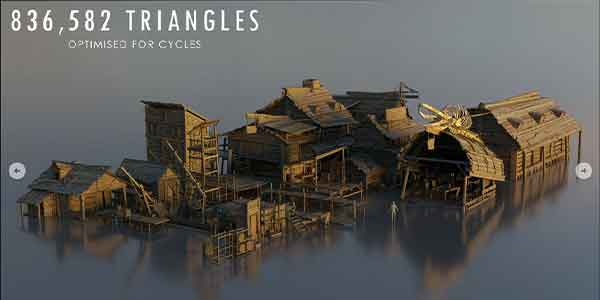 مجموعه پک بلندر Pirate Town