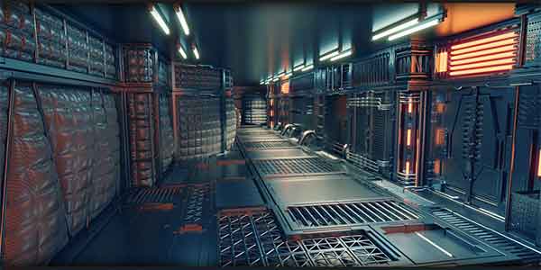 مجموعه پک بلندر Sci Fi Panels KITBASH VOL 07