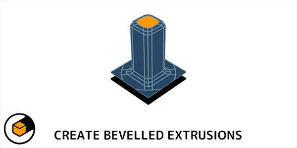 پلاگین بلندر Bevelled Extrude