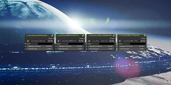 پلاگین بلندر Easy Lens Flares