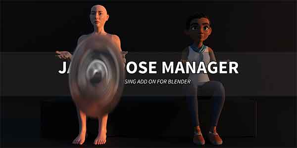 پلاگین بلندر Jason Pose Manager