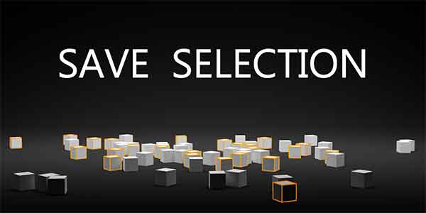 پلاگین بلندر Save Selection