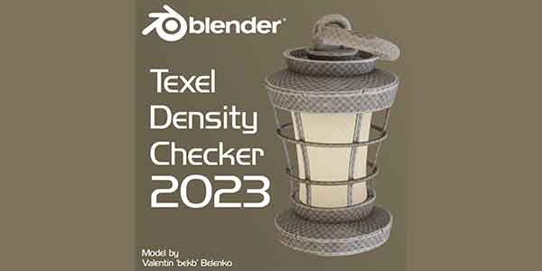 پلاگین بلندر Texel Density Checker