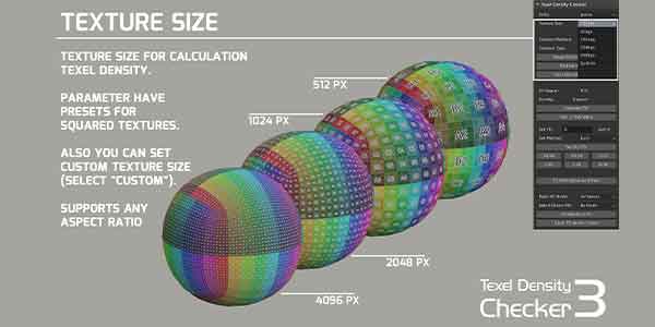 پلاگین بلندر Texel Density Checker