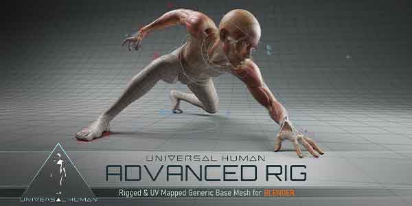 پلاگین بلندر Universal Human Body and Face Rig