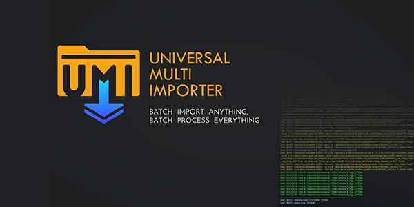 پلاگین بلندر Universal Multi Importer