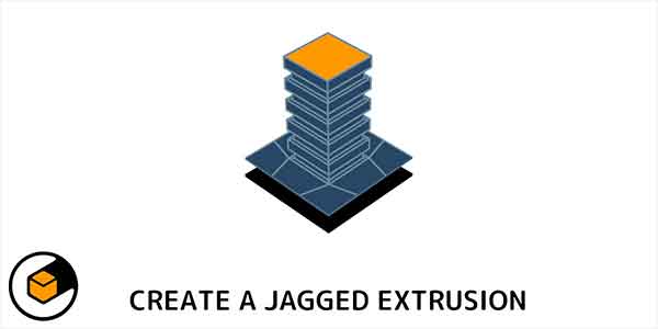 پلاگین بلندر Zigzag Extrude