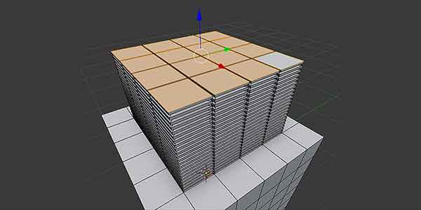 پلاگین بلندر Zigzag Extrude