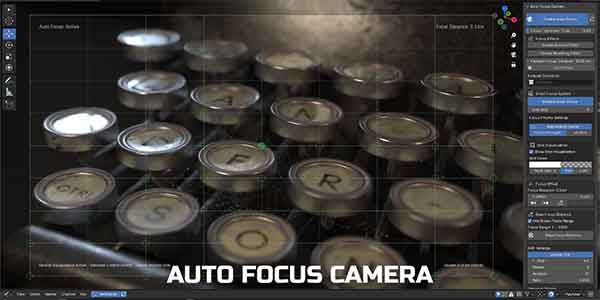 پلاگین بلندر Auto Focus Camera