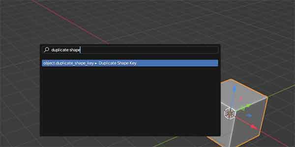 پلاگین بلندر Duplicate Shape Key