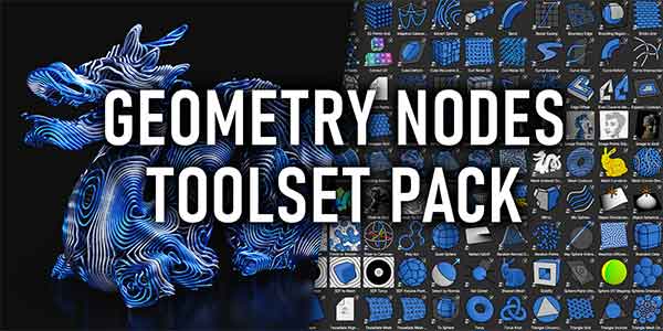 پلاگین بلندر Higgsas Geometry Nodes Toolset