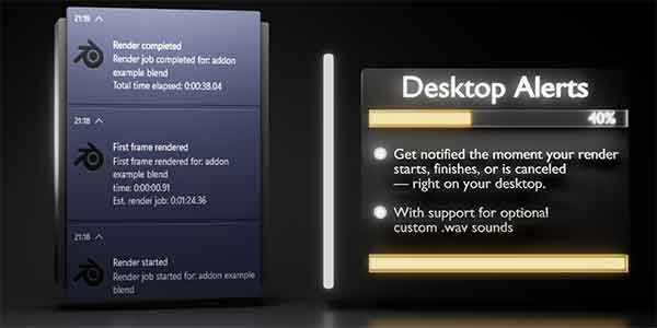 پلاگین بلندر Render Notifications-2 پلاگین بلندر Render Notifications