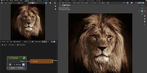 پلاگین بلندر 8Bit Gen