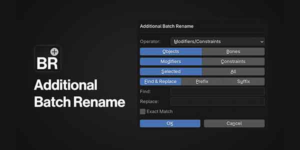 پلاگین بلندر Additional Batch Rename