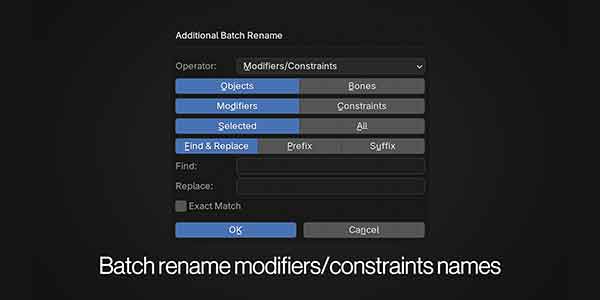 پلاگین بلندر Additional Batch Rename