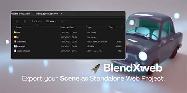 پلاگین بلندر BlendXweb