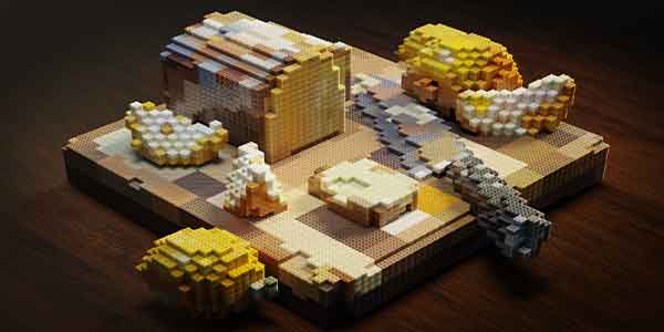 پلاگین بلندر Blender Lego Converter