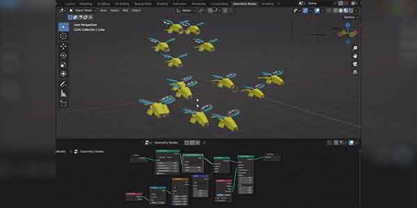 پلاگین بلندر Geometry Nodes EX Files
