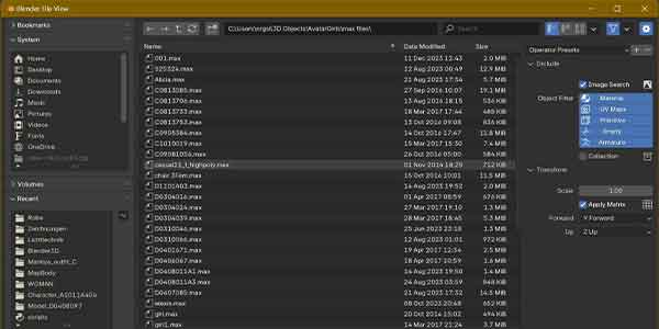 پلاگین بلندر Import Autodesk MAX-2 پلاگین بلندر Import Autodesk MAX