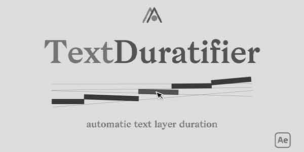 اسکریپت افترافکت TextDuratifier