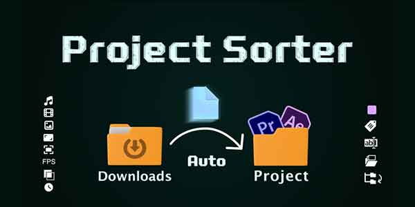 اسکریپت افترافکت و پریمیر پرو Project Sorter