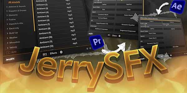 پلاگین افترافکت و پریمیر پرو JerrySFX
