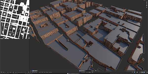 پلاگین بلندر Buildings Generator