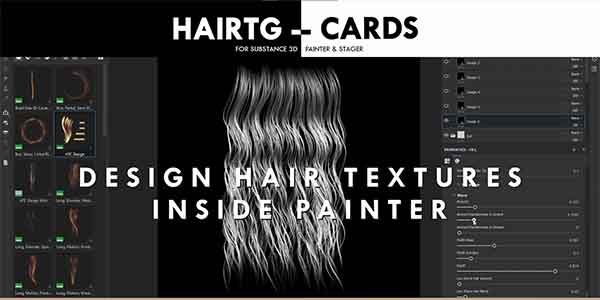 پلاگین بلندر HairTG-Cards