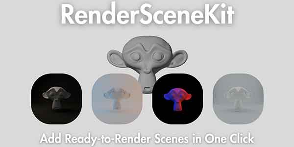 پلاگین بلندر RenderSceneKit