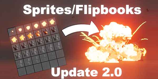 پلاگین بلندر Sprite Particles For Realtime Vfx With Geonodes