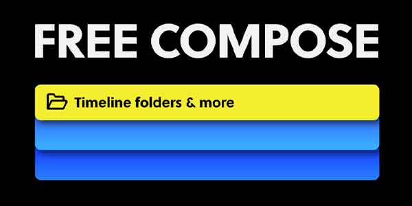 اسکریپت افترافکت Free Compose