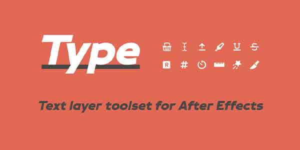 اسکریپت افترافکت Type