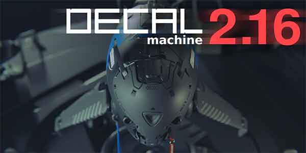 پلاگین بلندر Decalmachine