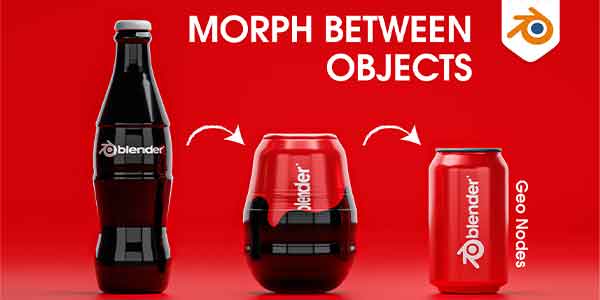 پلاگین بلندر Blender3D Morph between objects