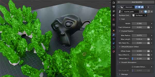 پلاگین بلندر Crystals Path